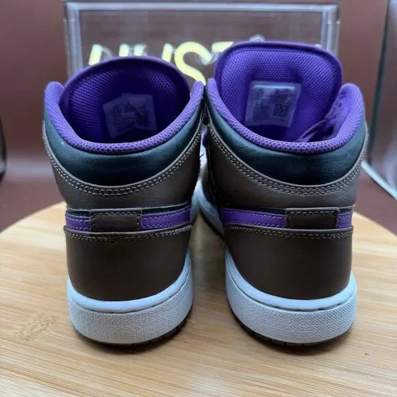 Air Jordan 1 Mid "Palomino" (GS) Youth Size 4.5Y - Picture 6 of 11